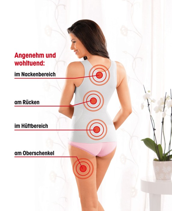 VITALmaxx Massagematte, mit Wärmefunktion, 5 Vibrationsmotoren, 5 Massageprogramme, schwarz, 4877